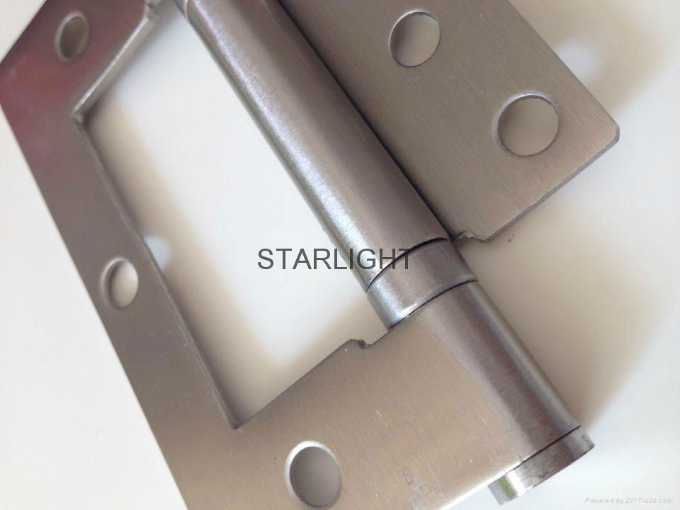 Residential hinges easy install Stainless sub mother flush door hinges