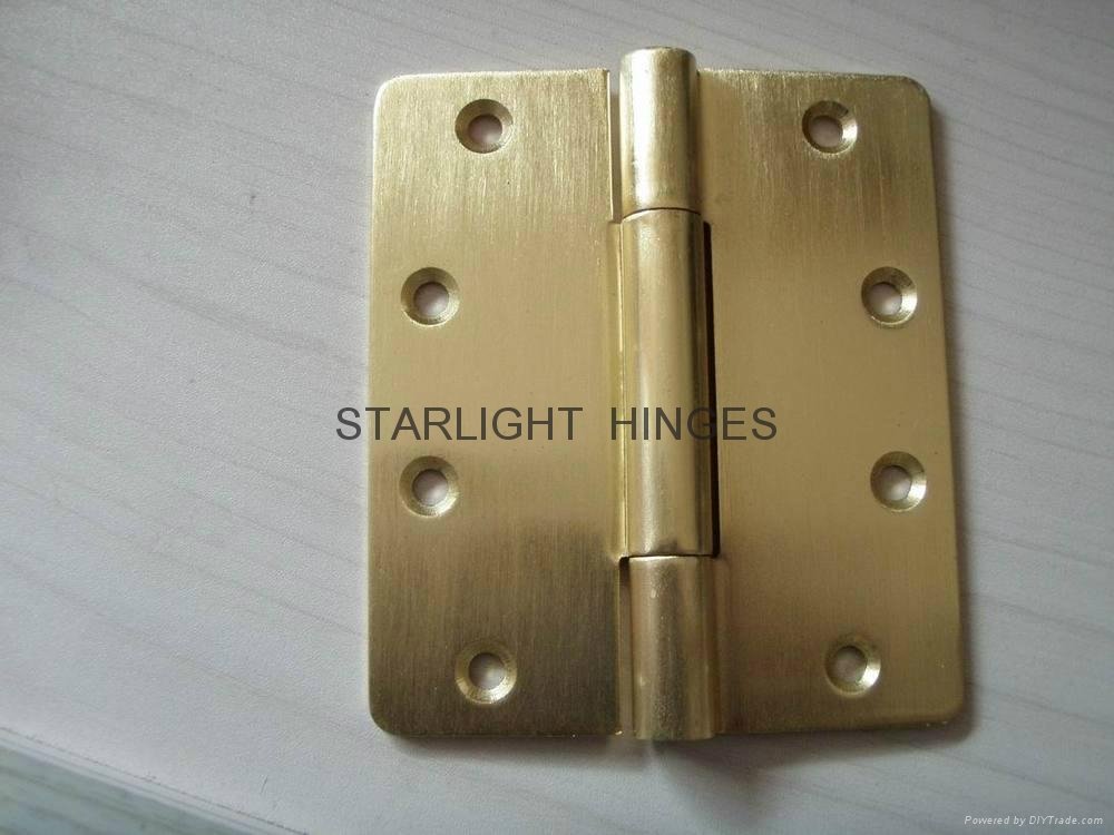 3 kunckles Pearl Nickel finish Korea Market Stainless steel door hinges 2