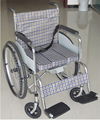 BJ-A5 Electroplated folding wheel chair