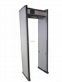 24zone walk through metal detector with big LCD screen 3