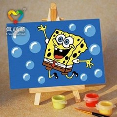 diy craft and art mini paint by number for kids gift