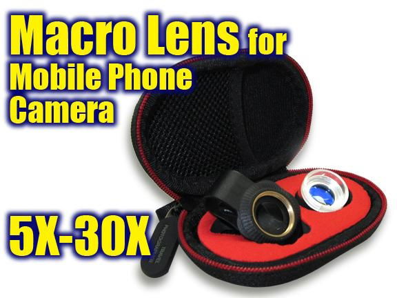 macro lens for mobile phone camera 5x-30x