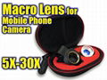 macro lens for mobile phone camera 5x-30x 1