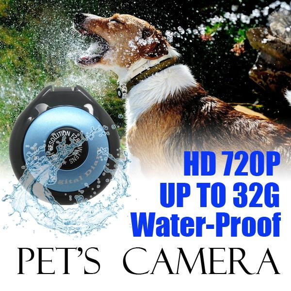 pet camera HD 720P water proof 32G TF card