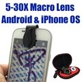 macro lens for android mac os and win  phone camera 5x-30x