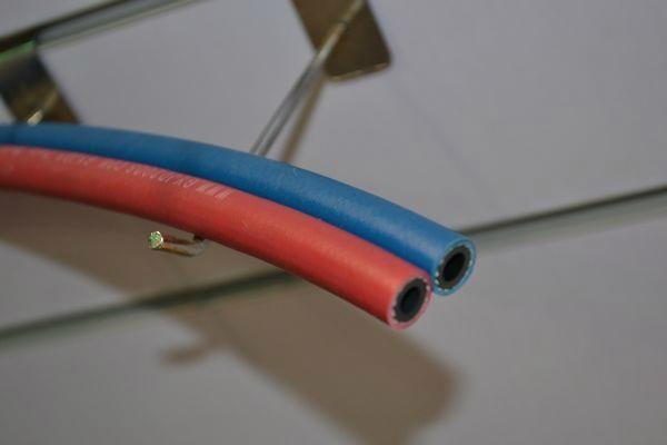 High Quality ICHIBAN Stripe Smooth Surface Twin Line Welding Rubber Hose 3