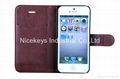 Soft flip PU leather case for IPhone5/5s