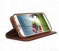 PU leather protection case for Samsung  Galaxy S4