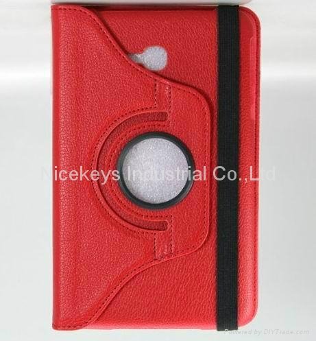 360 degree Rotation case for Samsung Tab3 T111 7" 