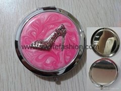 Pink Epoxy Compact Mirror LFM2102 Gift