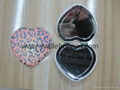 Leopard Print PU Mirror LFM2211 Heart