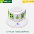 110v multi outlet 4-gang electric switches and sockets european 