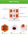 Tower extension electrical 2 layer universal socket outlet 2