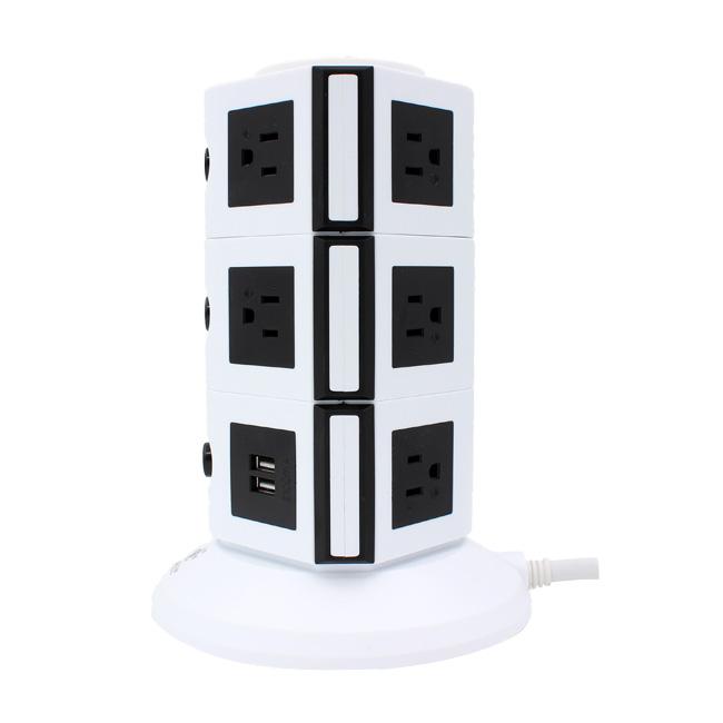 110V ETL電插頭塔式插座延長電源板 2