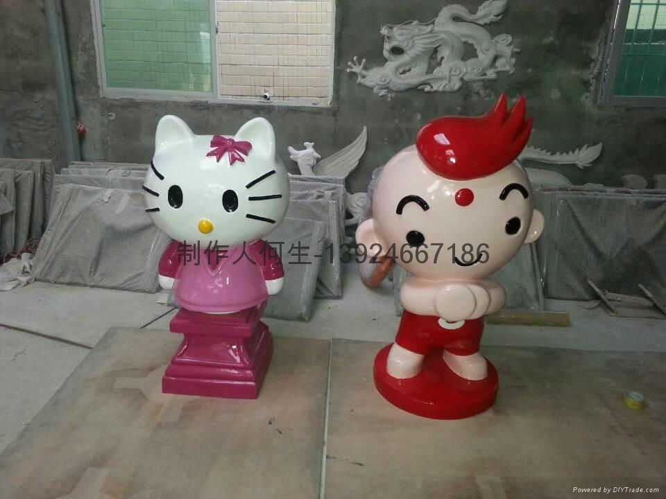 玻璃鋼卡通雕塑 2
