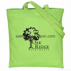 Colored Cotton Fabric Tote