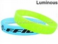 Luminous Silicone Wristbands & Silicone Bracelets - STARLING