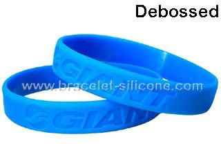 Debossed Silicone Wristbands&Silicone Bracelets - STARLING