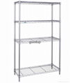 Heavy Duty Commercial Metal Wire Storage Rack Shelf 2