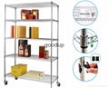 Heavy Duty Commercial Metal Wire Storage Rack Shelf