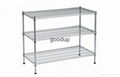 Heavy Duty Commercial Metal Wire Storage Rack Shelf 3