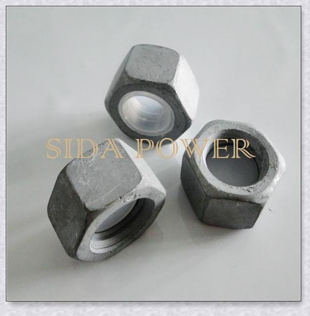 M16 hex anti theft nut security lock nut of electric tower
