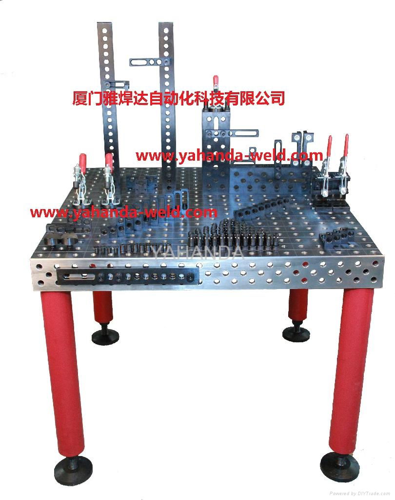 3D modular welding table system 2