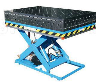 3D Welding Table with hydraulic scissor lifter 2