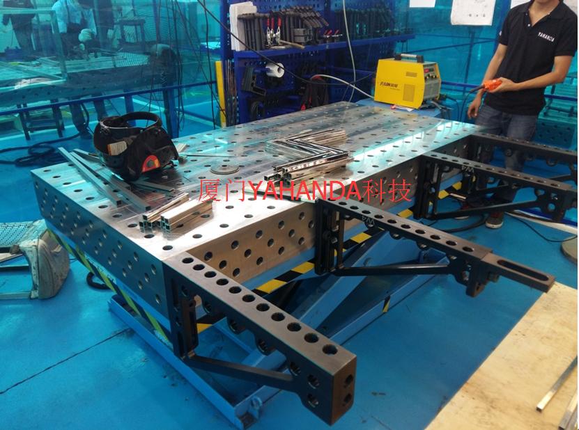 3D Welding Table with hydraulic scissor lifter 3