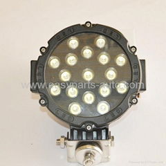 51W round LED work light for truck