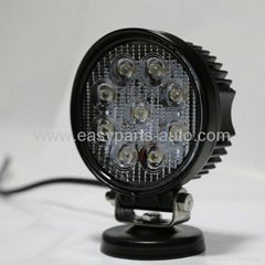 27W IP67 Round Spot Jeep/Truck/ATV Off Road Vehicle LED Work Light Lamp