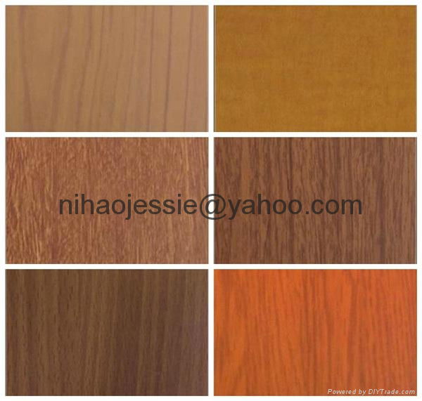 wooden finish color coated aluminum coils