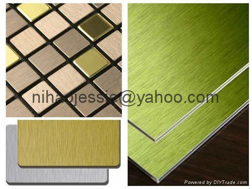 Brushed coated aluminum coil PE coating 