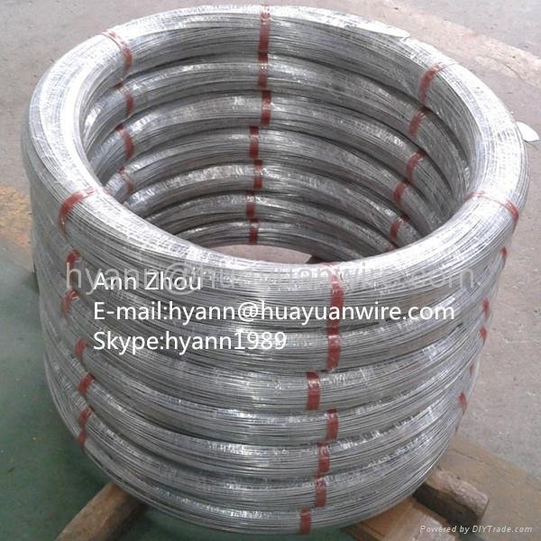 Oval Galvanised Steel Wire Galvaninized Oval Wire