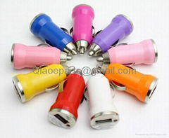 wholesale Cheap Colorful universal Mini Car Charger USB Adapter for iphone  