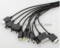 Portable 10 in 1 USB charge cable charger for Multiple Universal Cell Phone 2