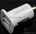 USAMS 3.1 Amps Dual Universal USB Car