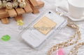 Channel No.5 3D Perfume Bottle case with Chain for iPhone 5S/5G 4S/4G i9500  1