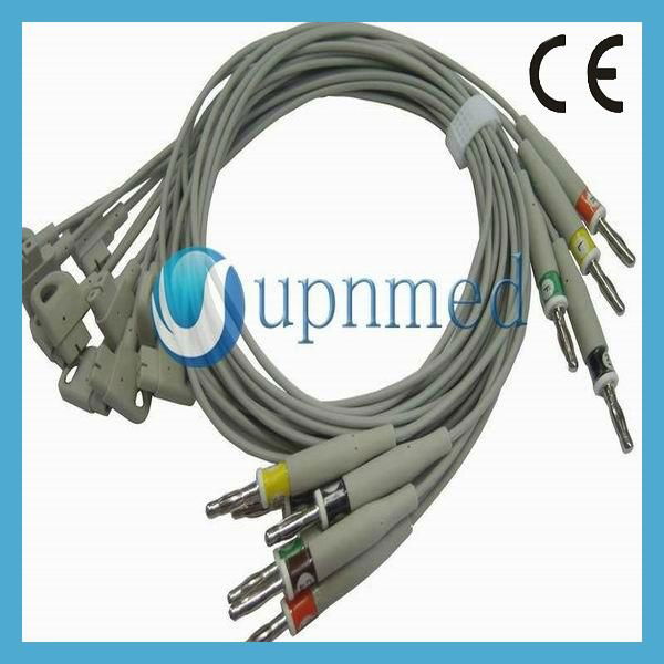 Philips 10 lead EKG lead set