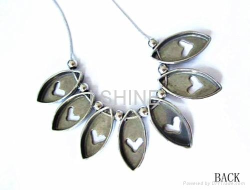stainless steel set(necklace with earring) 3
