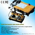 F24-60 Dual joystick industrial wireless remote controls for overhead crane