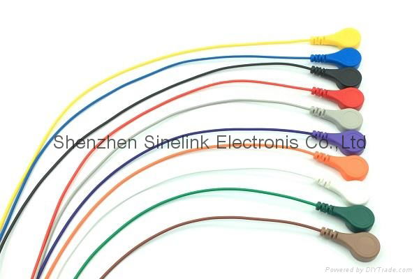 Snap Electrode Leadwires(DIN42802 Conn.) 3