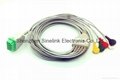 GE Marquette ECG Cable with 5 Leadwires，IEC 1