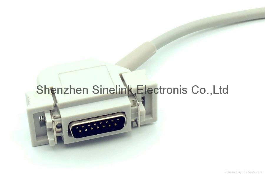 Hellige One Piece EKG Cable with 10 Leadwires, IEC 2