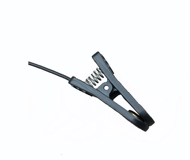 Ear Clip Electrode, black wire 3