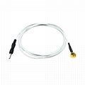 Reusable Safety Pin Gold Cup Electrode Cable for EEG EMG 1