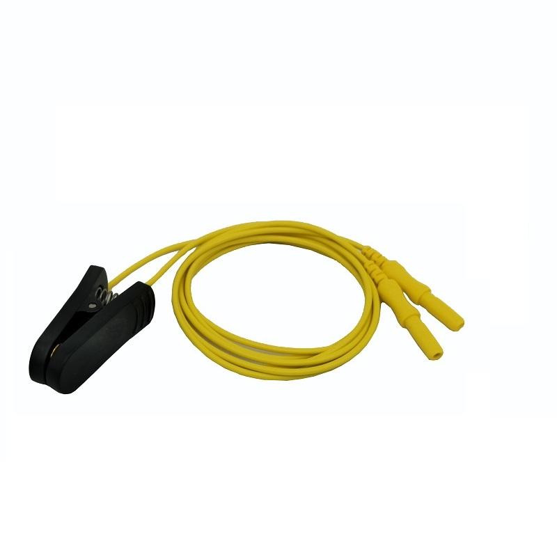 DIN42 802 touchproof connector EEG bipolar eeg electrodes ear clip 81028803 Sinelink