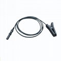 Ear Clip Electrode, DIN1.5 socket EEG cable with ear clip EEG electrode 2