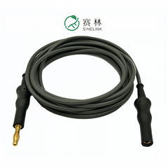 Laparoscope and Endoscope Cable 4mm Banana Plug Reusable monopolar electrode cab
