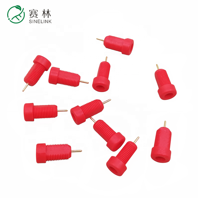 Accessories Din42802 1.5mm Socket plug EEG Electrode Connector For PCB 6